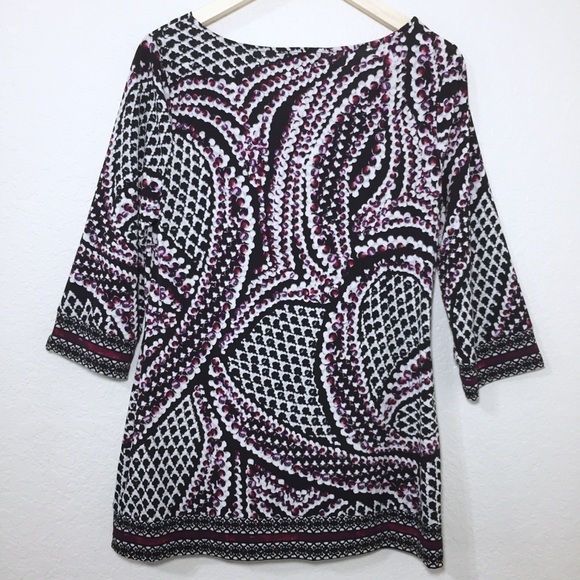 3/$30 WHBM Tunic Draped Neckline - Picture 3 of 5